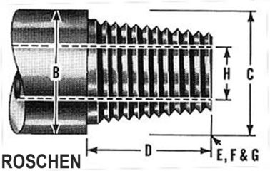 Mayhew Thread Drill Rods 114.3mm Đường kính với các mối nối dụng cụ bằng ma sát Khoan quay