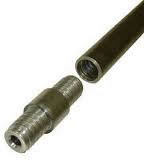 DCDMA A Rod thép vỏ ống 3 Metros chiều dài với 3 TPI chủ đề mỗi inch