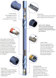 Ống lõi ba ống cho dầu Lỗ sâu Mẫu ống thông thường Hệ thống dây dẫn ba ống