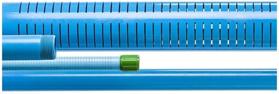 Giếng nước Vỏ bọc PVC U Tường / Hệ thống ống màn hình lọc nước Đặc điểm kỹ thuật